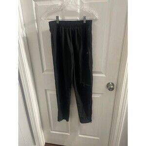 BCG Pants With Drawstring Elastic Waist And Ankle Zippers Size L(14-16) Black